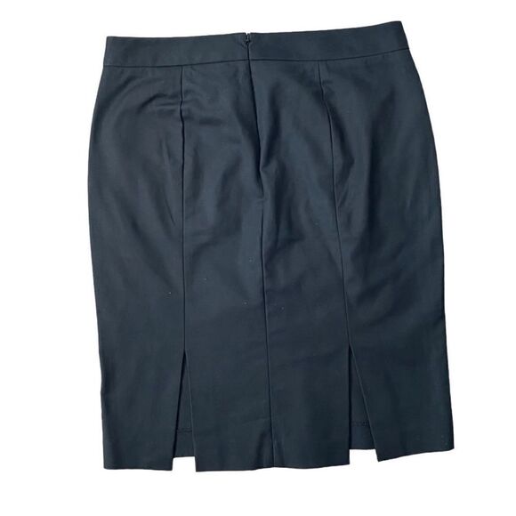 Gap Y2K Black Pencil Skirt Gapstretch Slits on Back SZ 4 - Picture 2 of 13